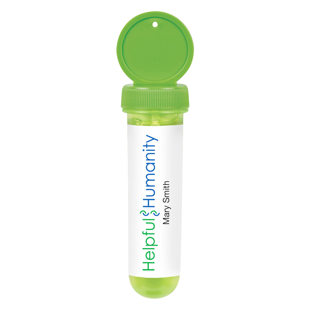 Bubble Dispenser in a Tube, 1 oz - Lime Green - Full Color on a White Label