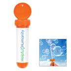Bubble Dispenser in a Tube, 1 oz - Orange - White_Label