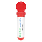 Bubble Dispenser in a Tube, 1 oz - Red - Full Color on a White Label