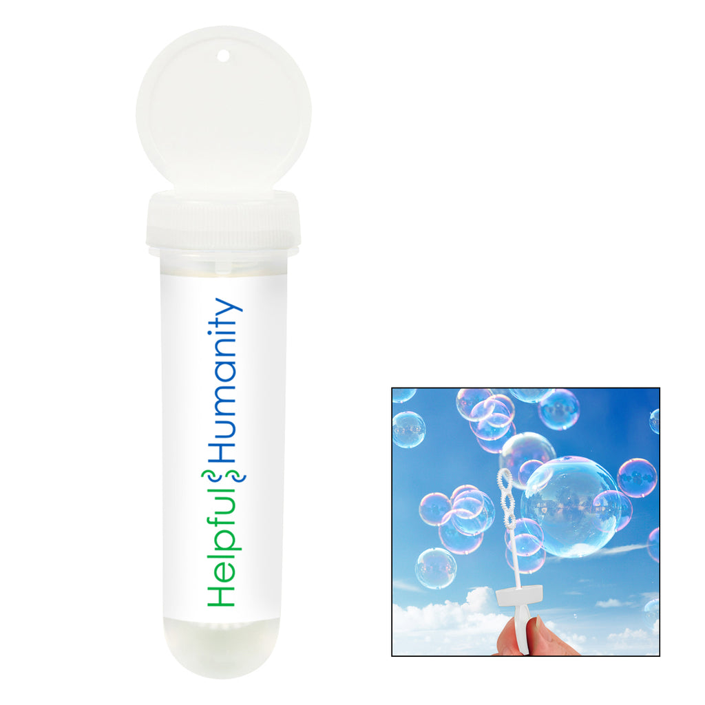 Bubble Dispenser in a Tube, 1 oz - White - White_Label