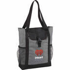 Buckle Convention Tote for Tablets, 11 Inch Embroidery - Graphite - Photo