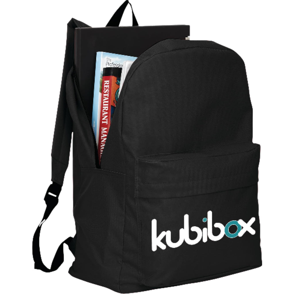 Buddy Budget Laptop Backpack, 15 Inch - Black - Photo 2