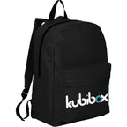Buddy Budget Laptop Backpack, 15 Inch Full Color - Black - Photo