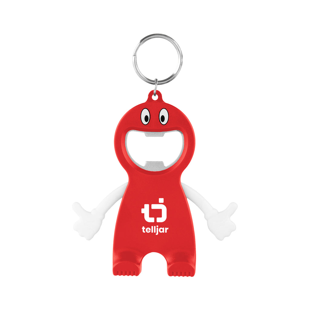 Buddy Keychain with a Bottle Opener - Pad Print