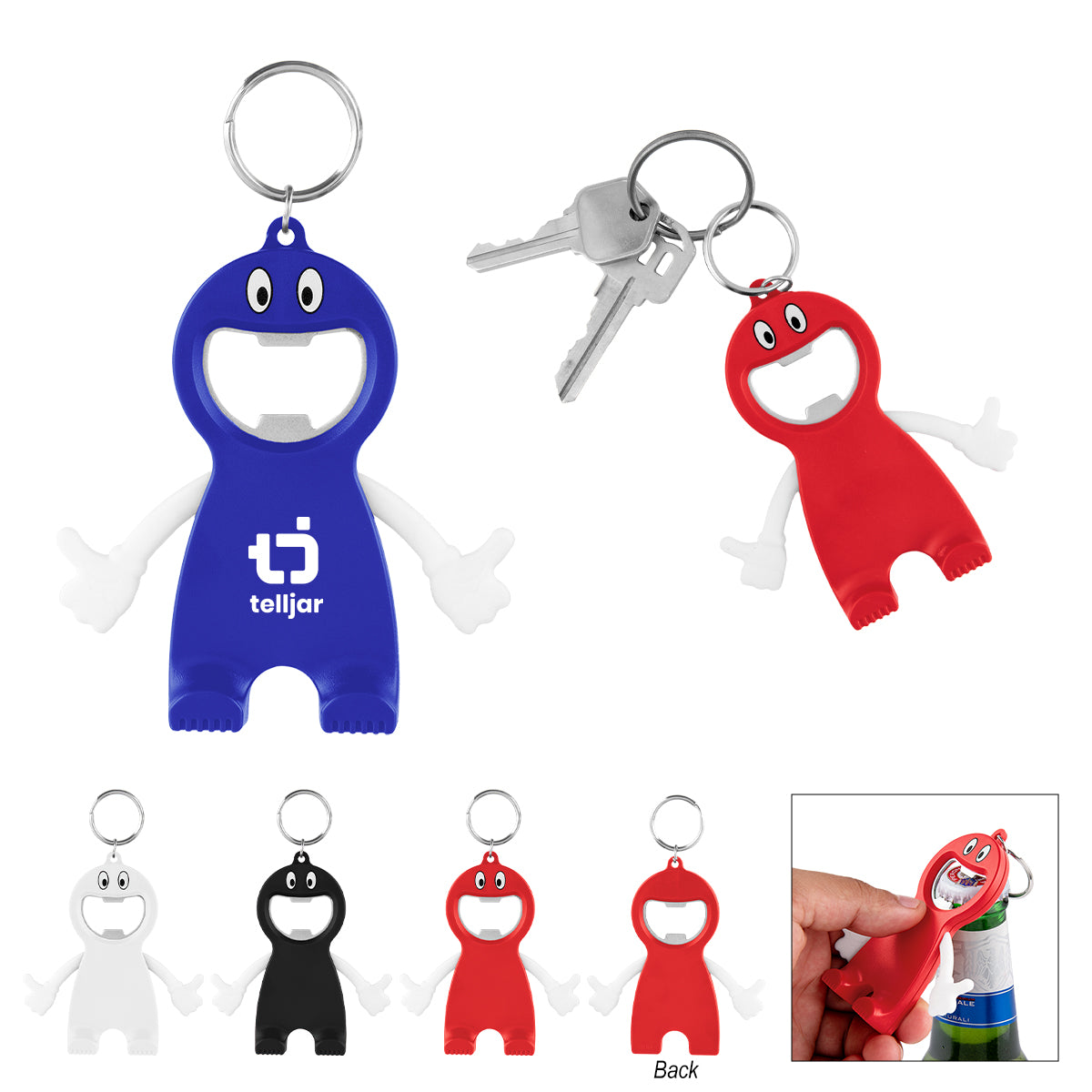 Buddy Keychain with a Bottle Opener