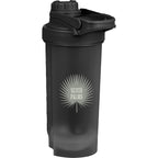 Buddy Protein Shaker Bottle in Recycled Plastic, 24 oz - Black - Front