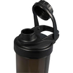 Buddy Protein Shaker Bottle in Recycled Plastic, 24 oz - Black - Top Detail