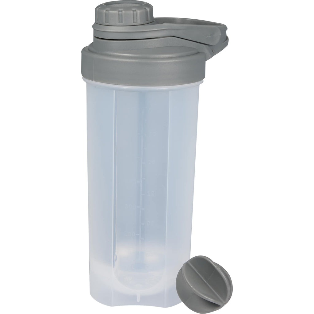 Buddy Protein Shaker Bottle in Recycled Plastic, 24 oz - Frost - Back
