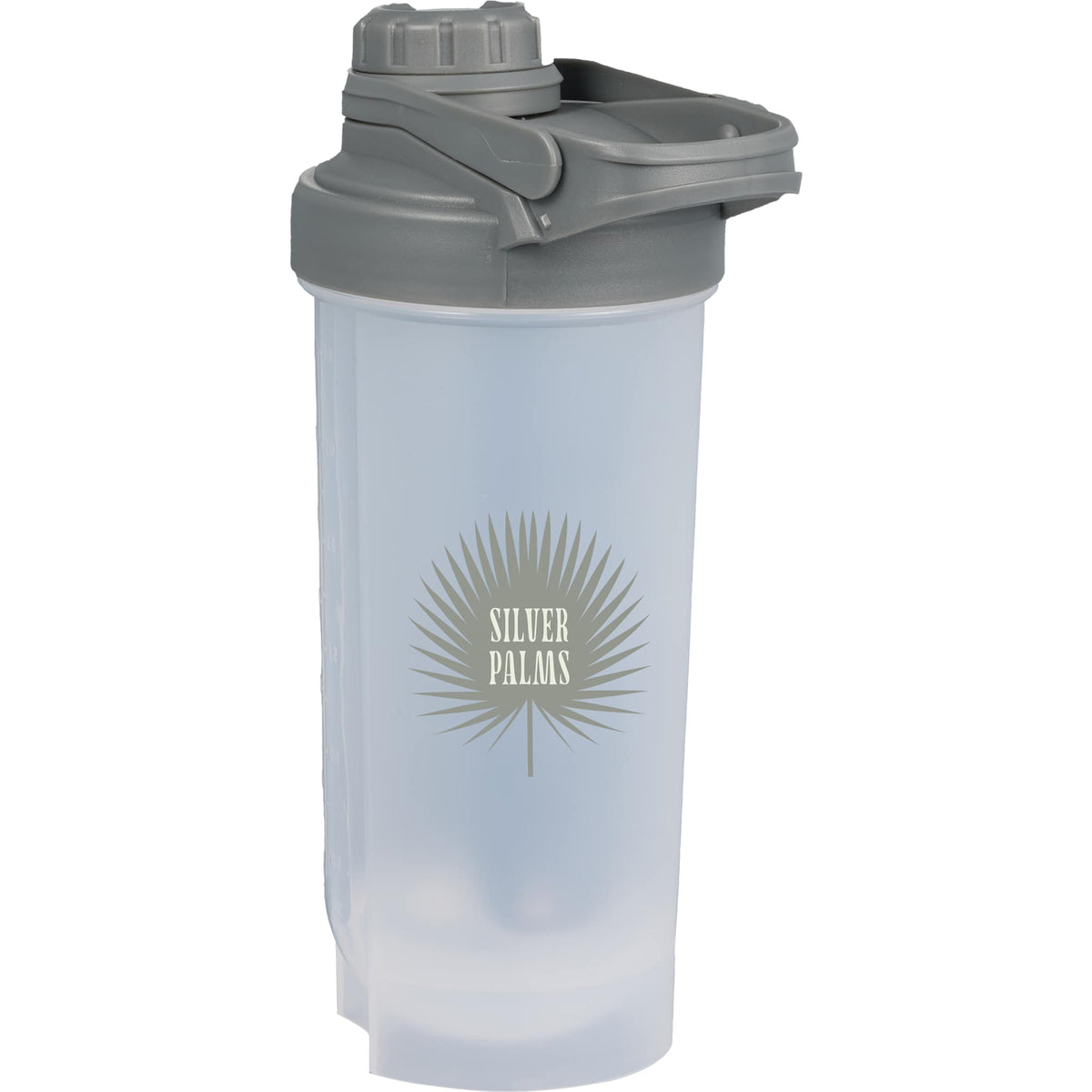 Buddy Protein Shaker Bottle in Recycled Plastic, 24 oz - Frost - Front