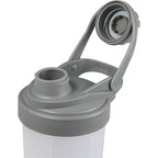 Buddy Protein Shaker Bottle in Recycled Plastic, 24 oz - Frost - Top Detail 2