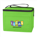 Budget Cooler Bag for 6 Cans - Lime Green - Colorbrite