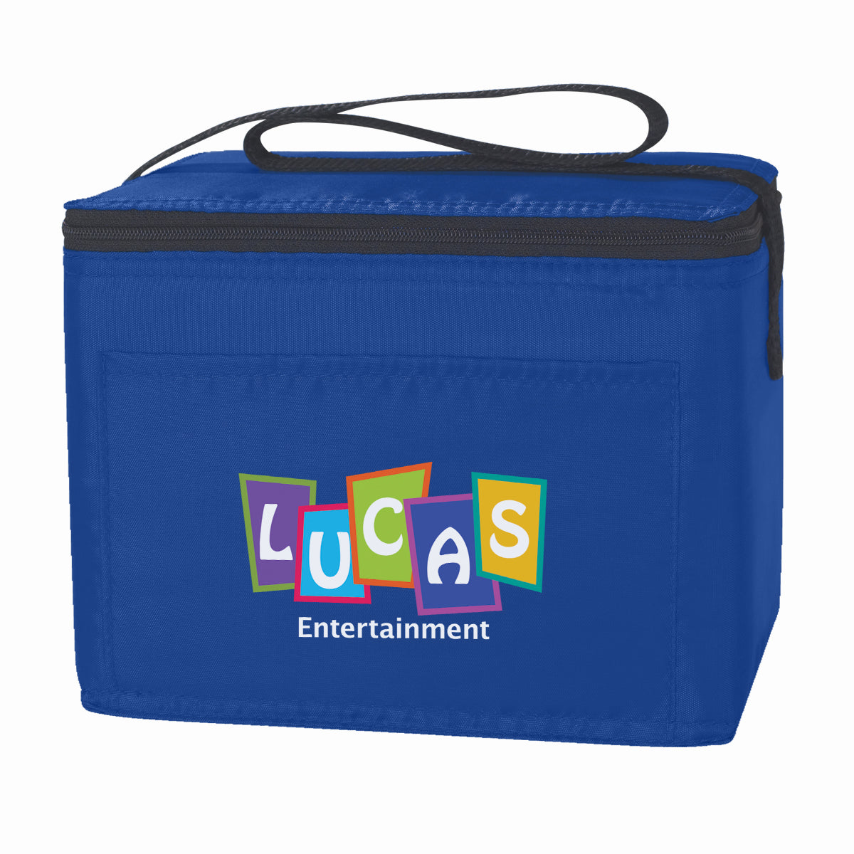 Budget Cooler Bag for 6 Cans - Royal Blue - Colorbrite