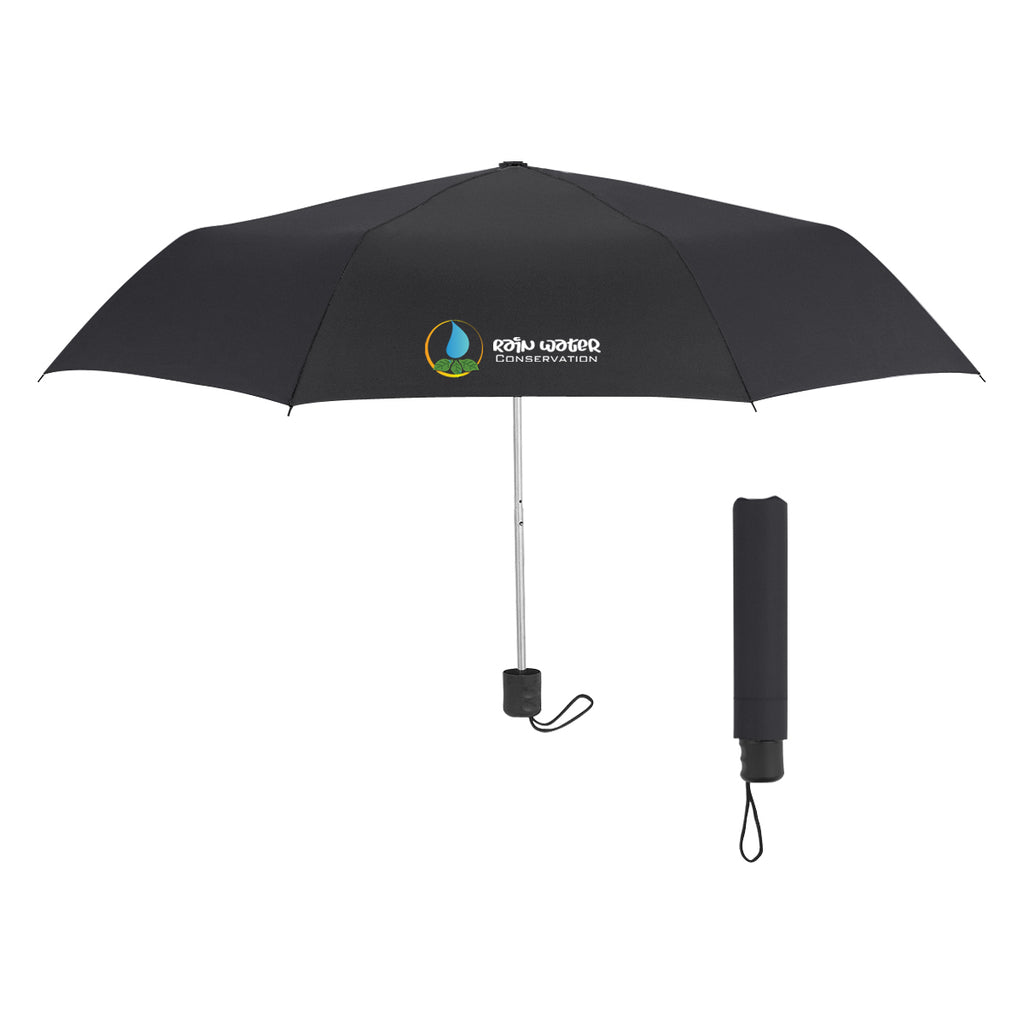 Budget Recycled Telescopic Umbrella, 42 Inch Arc - Colorbrite