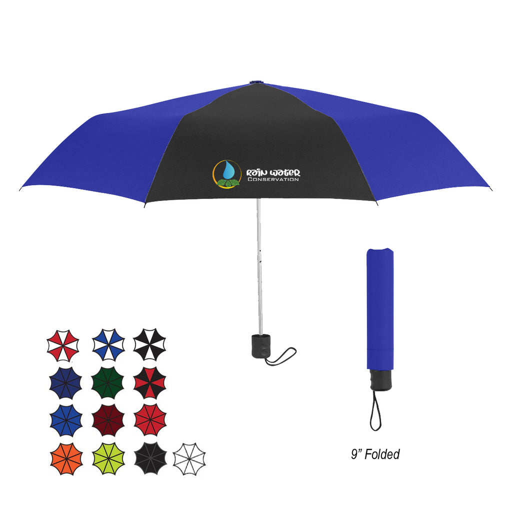 Budget Recycled Telescopic Umbrella, 42 Inch Arc