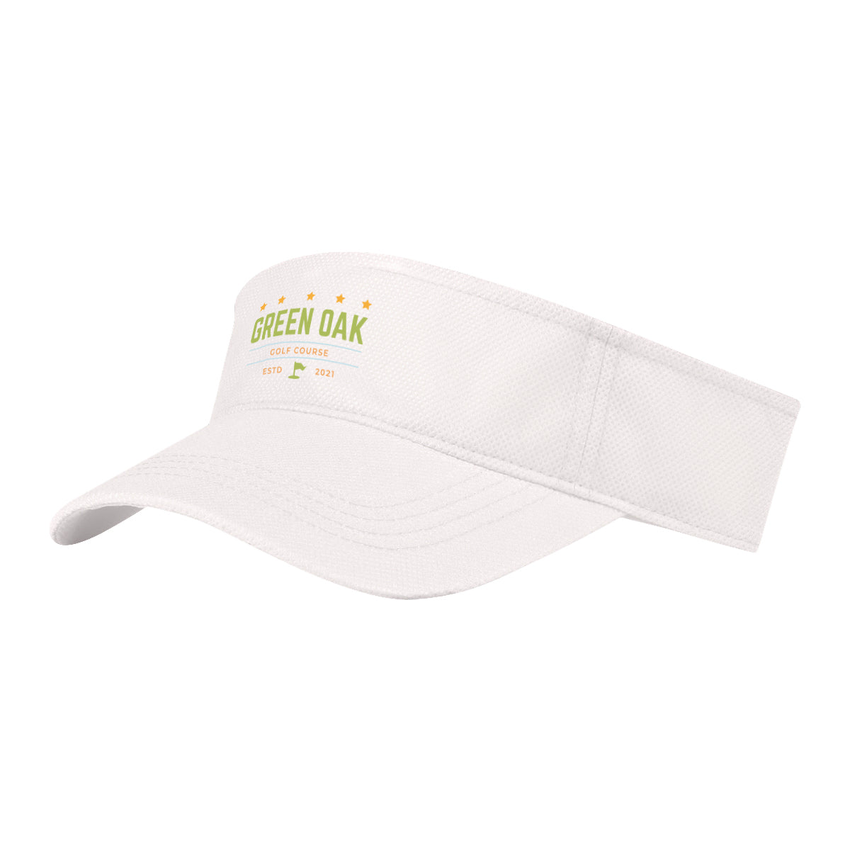 Budget Saver Visor, Non-Woven - White - Colorbrite