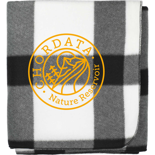Buffalo Plaid Fleece Blanket, 50 x 60 Inches Full Color
