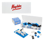 Building Brick Kit in a Carry Case, 90 Pieces - Multi-Colored - Detail