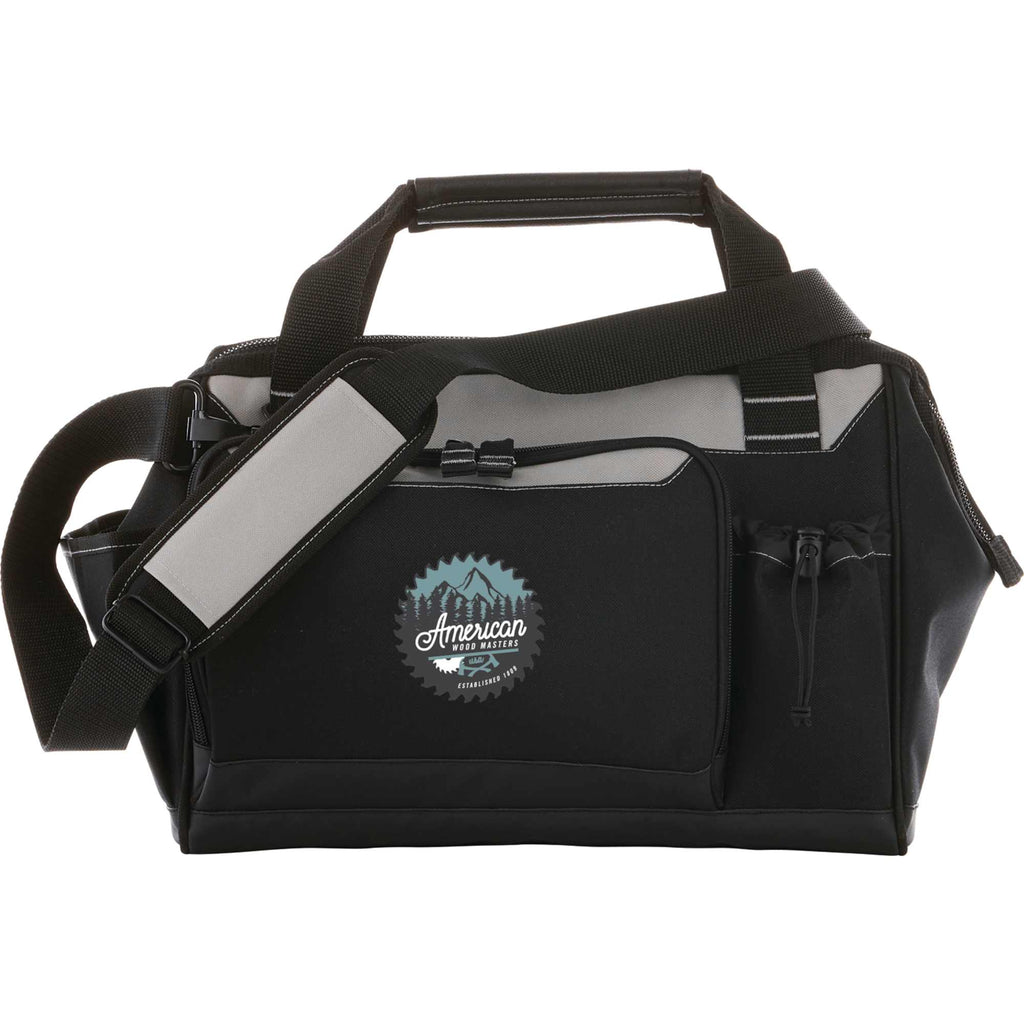 Built2Work Molded Base Tool Bag, 14 Inch Embroidery - Black - Front