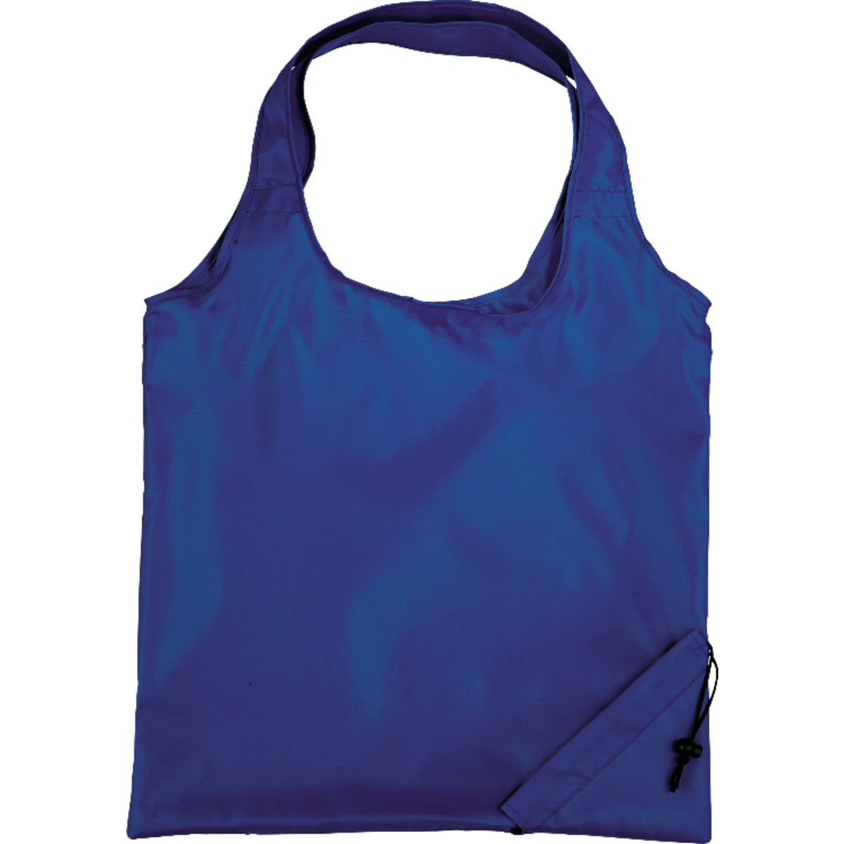 Bungalow Foldaway Shopper Tote with Corner Pouch - Royal Blue - Photo 3