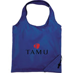 Bungalow Foldaway Shopper Tote with Corner Pouch - Royal Blue - Photo