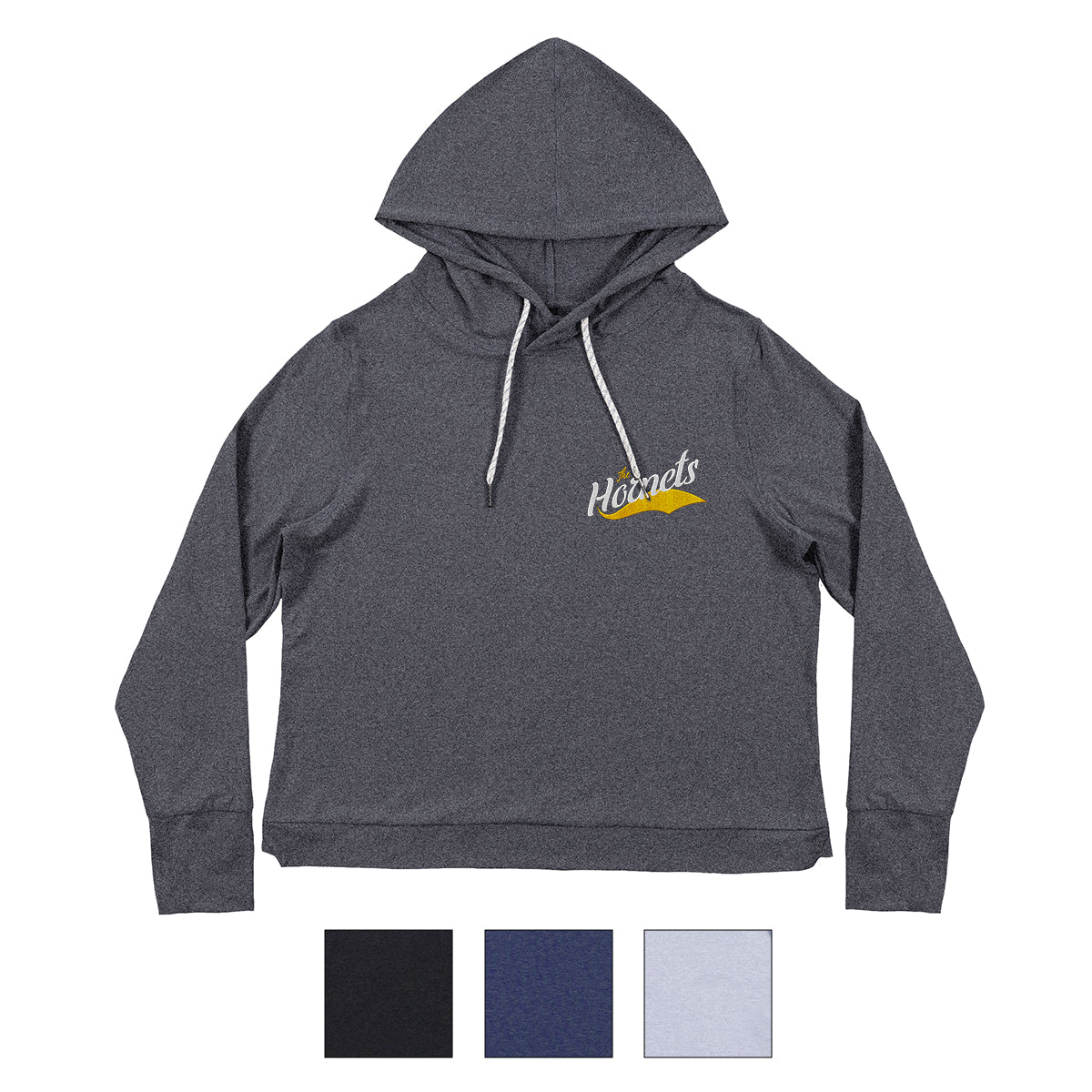 Burnside Dawn to Dusk Hoodie for Women Full Color - Heather Black