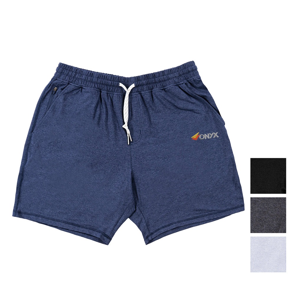 Burnside Dawn to Dusk Jogger Shorts Transfer - Heather Black