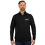 Burnside Dawn to Dusk Quarter Zip Jacket - Heather Black - Colorbrite