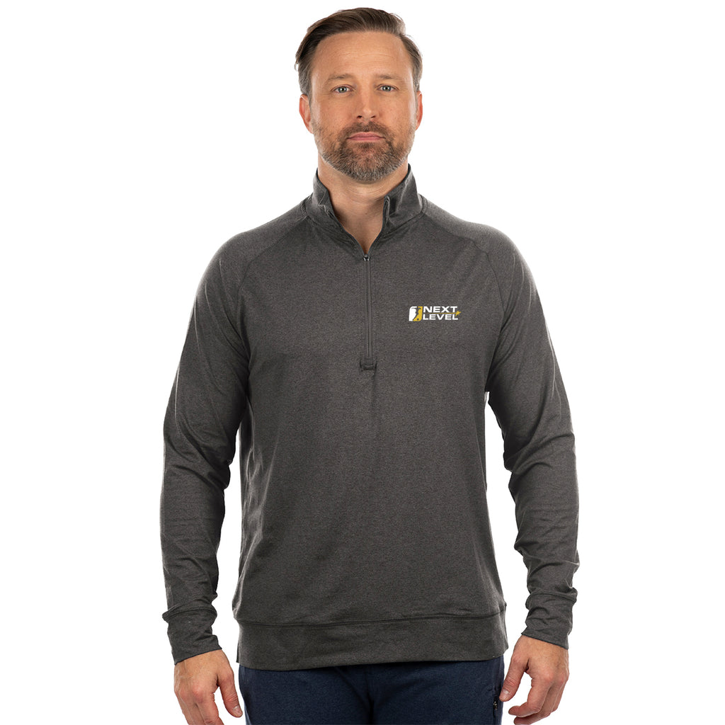 Burnside Dawn to Dusk Quarter Zip Jacket - Heather Charcoal - Colorbrite