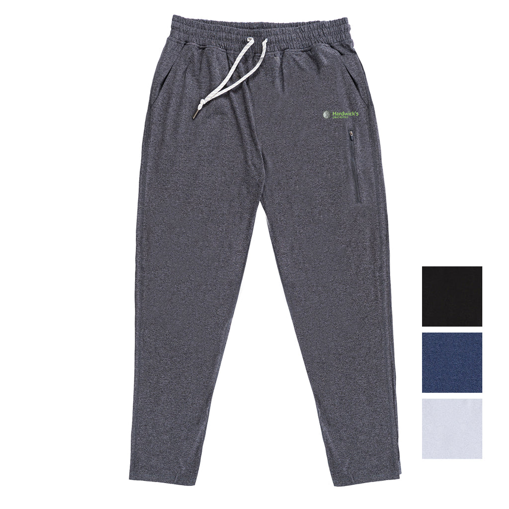 Burnside Joggers, Dawn to Dusk Transfer - Heather Black