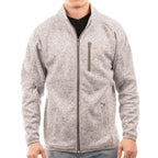 Burnside Sweater Knit Jacket for Men Transfer - Heather Grey