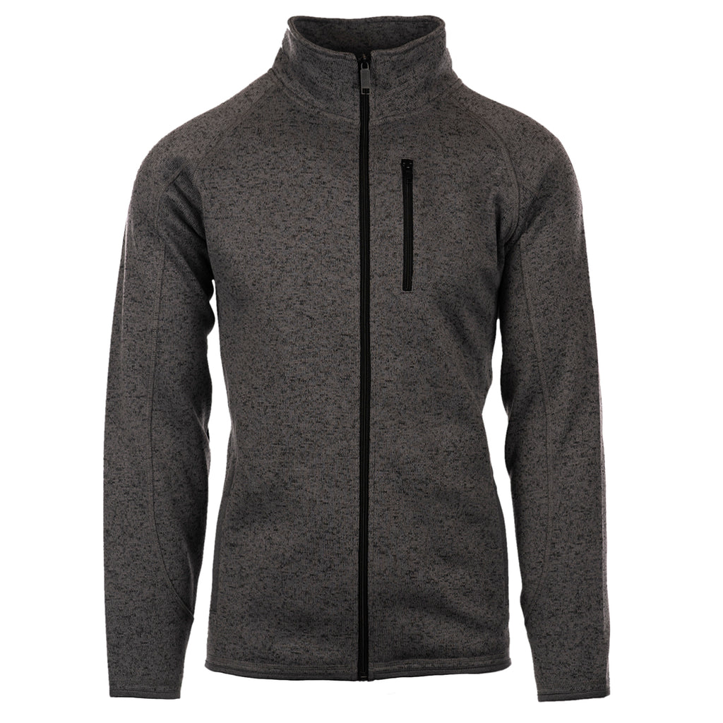 Burnside Sweater Knit Jacket for Men Transfer - Steel