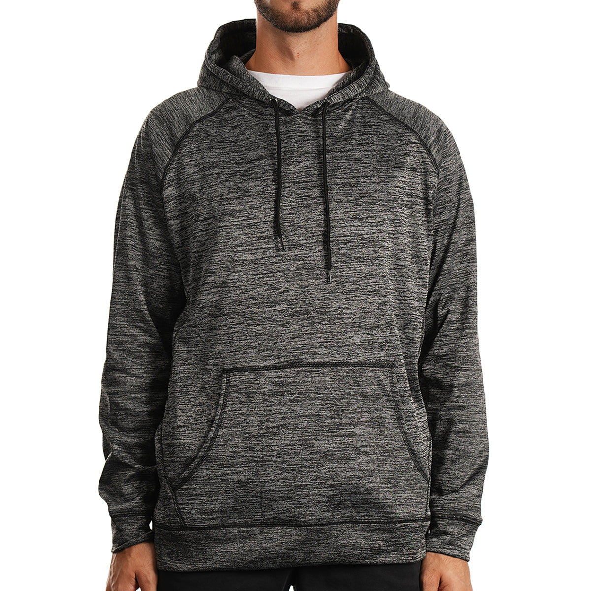 Burnside Tech Fleece Hoodie, Performance - Heather Charcoal
