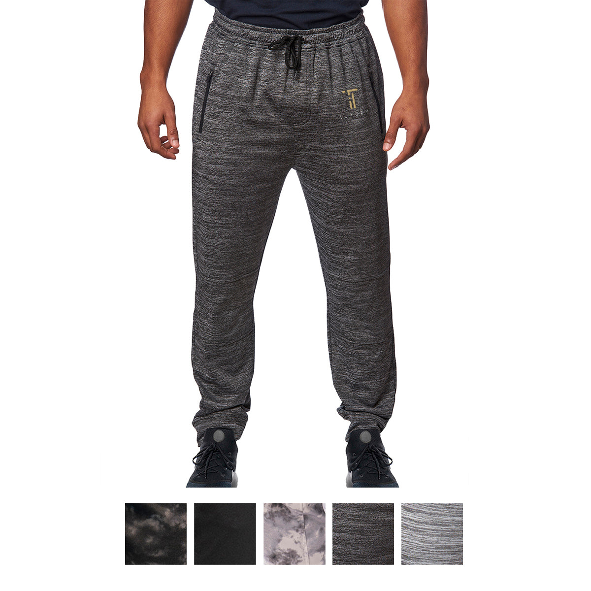 Burnside Tech Fleece Joggers, Performance Transfer - Black