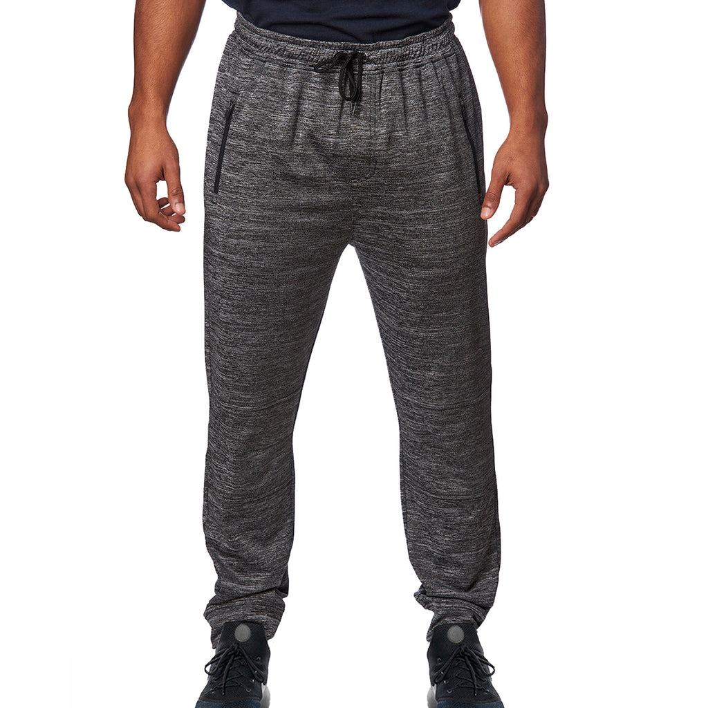Burnside Tech Fleece Joggers, Performance Transfer - Heather Charcoal