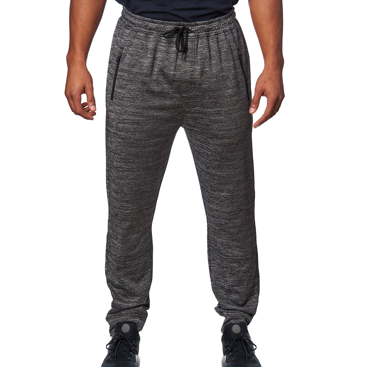 Burnside Tech Fleece Joggers, Performance Transfer - Heather Charcoal