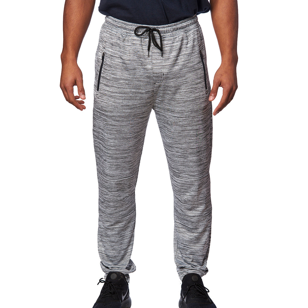 Burnside Tech Fleece Joggers, Performance Transfer - Heather Gray