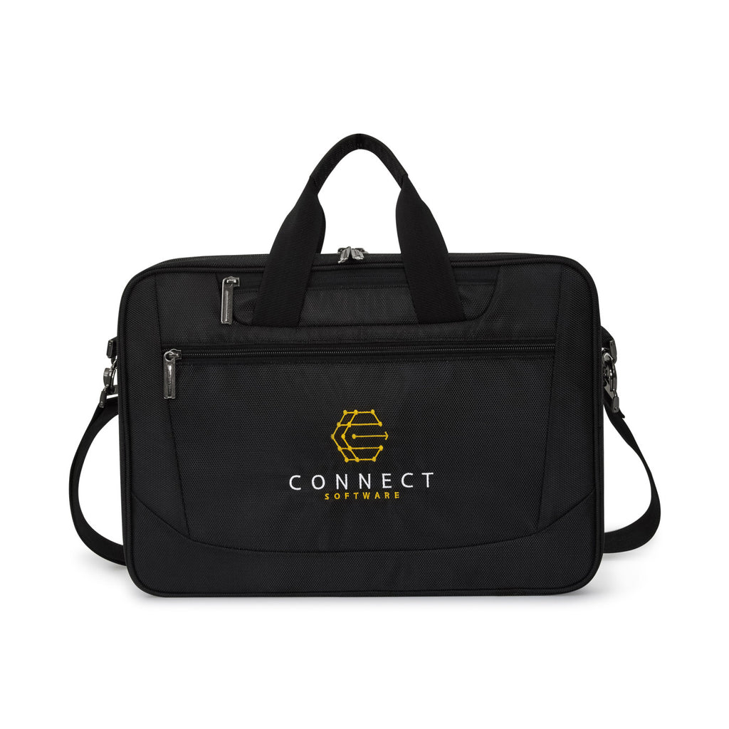 Business Travel Laptop Portfolio with Work Surface, 17 Inch Transfer - Black - View 2