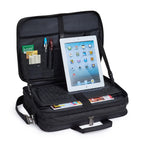 Business Travel Laptop Portfolio with Work Surface, 17 Inch Transfer - Black - View 3