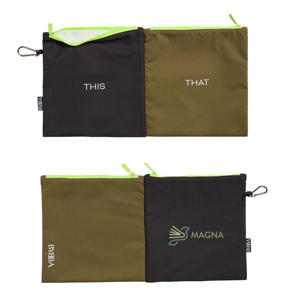 BYBBA Double Take Magnetic Zip Pouch - This/That - Colorbrite