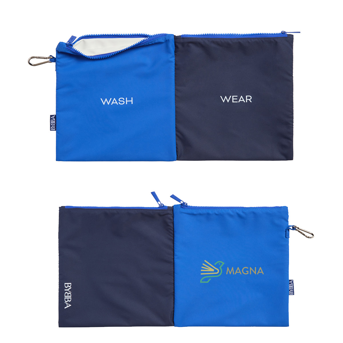 BYBBA Double Take Magnetic Zip Pouch - Wash/Wear - Colorbrite