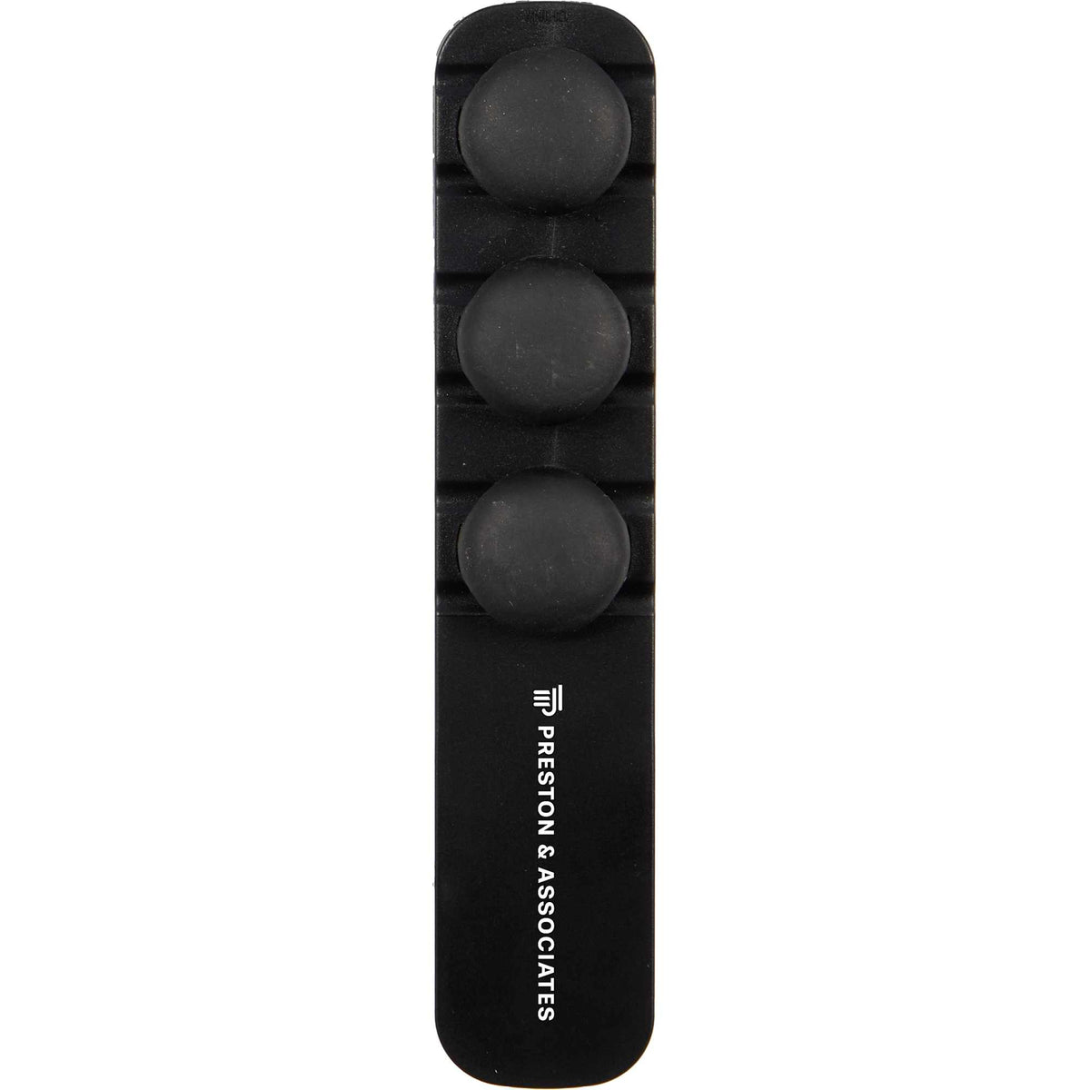 Cable Buddy Desk Cable Organizer for Six Cables - Black - Front