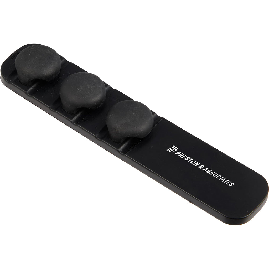 Cable Buddy Desk Cable Organizer for Six Cables - Black - Left Angle