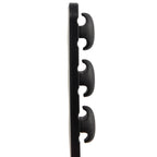Cable Buddy Desk Cable Organizer for Six Cables - Black - Left Side