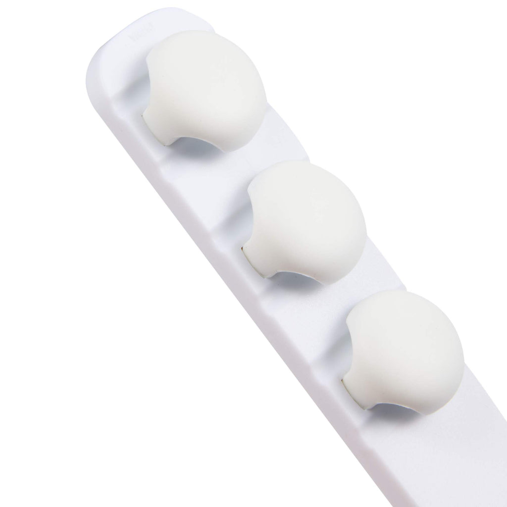 Cable Buddy Desk Cable Organizer for Six Cables - White - Detail 2