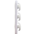 Cable Buddy Desk Cable Organizer for Six Cables - White - Left Side