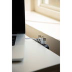 Cable Catch Magnetic Cable Organizer Full Color - Black - Propped 2