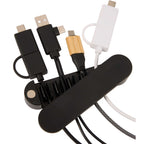 Cable Catch Magnetic Cable Organizer Full Color - Black - Propped