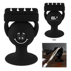 Cable Guy Holder for Phone and Cables - Black - Pad Print