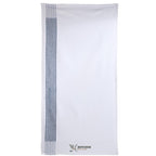 Caddy Golf Towel with Side Stripes, 22 x 44 Inches - Navy - Front
