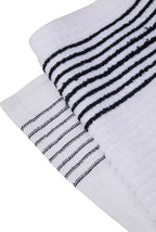 Caddy Golf Towel with Side Stripes, 22 x 44 Inches Transfer - Black - Detail